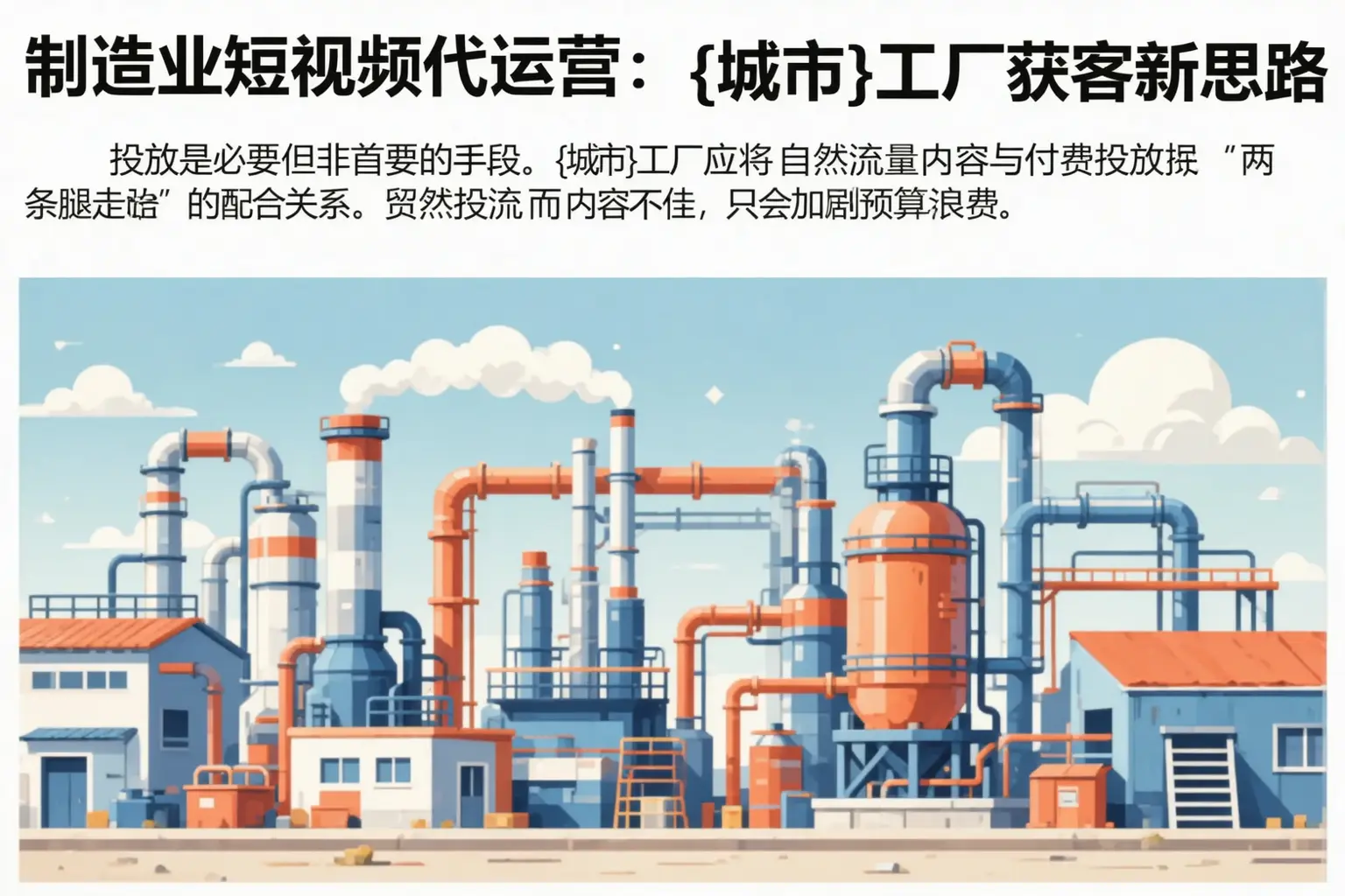 制造业短视频代运营：阿勒泰工厂获客新思路