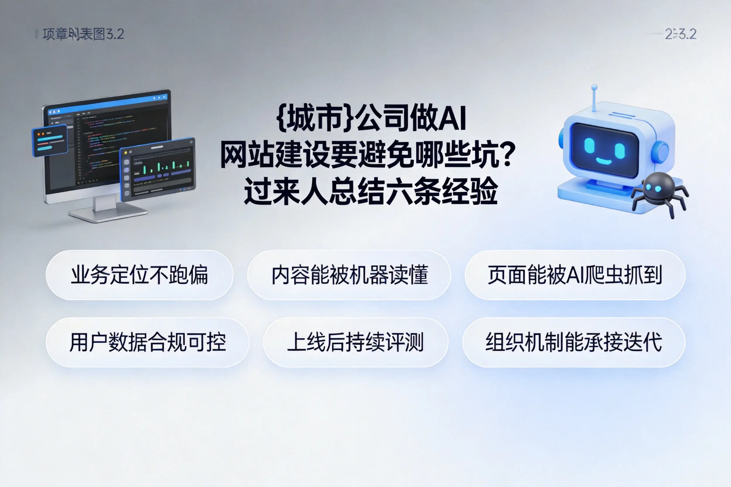 阿勒泰公司做AI网站建设要避免哪些坑？过来人总结六条经验