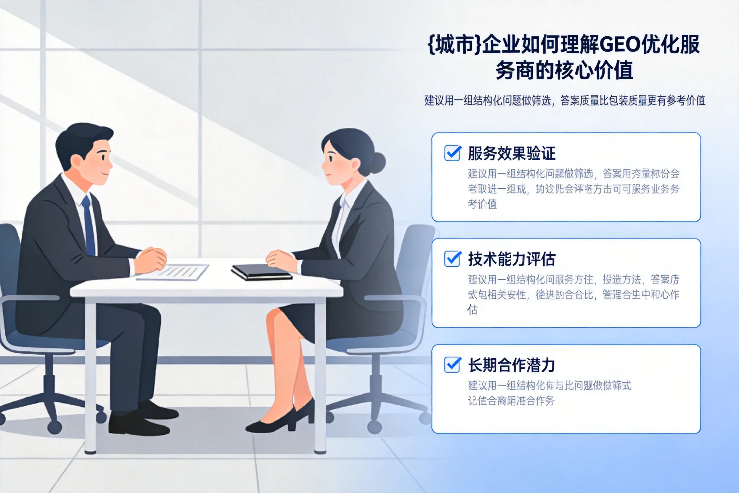 阿勒泰企业如何理解GEO优化服务商的核心价值