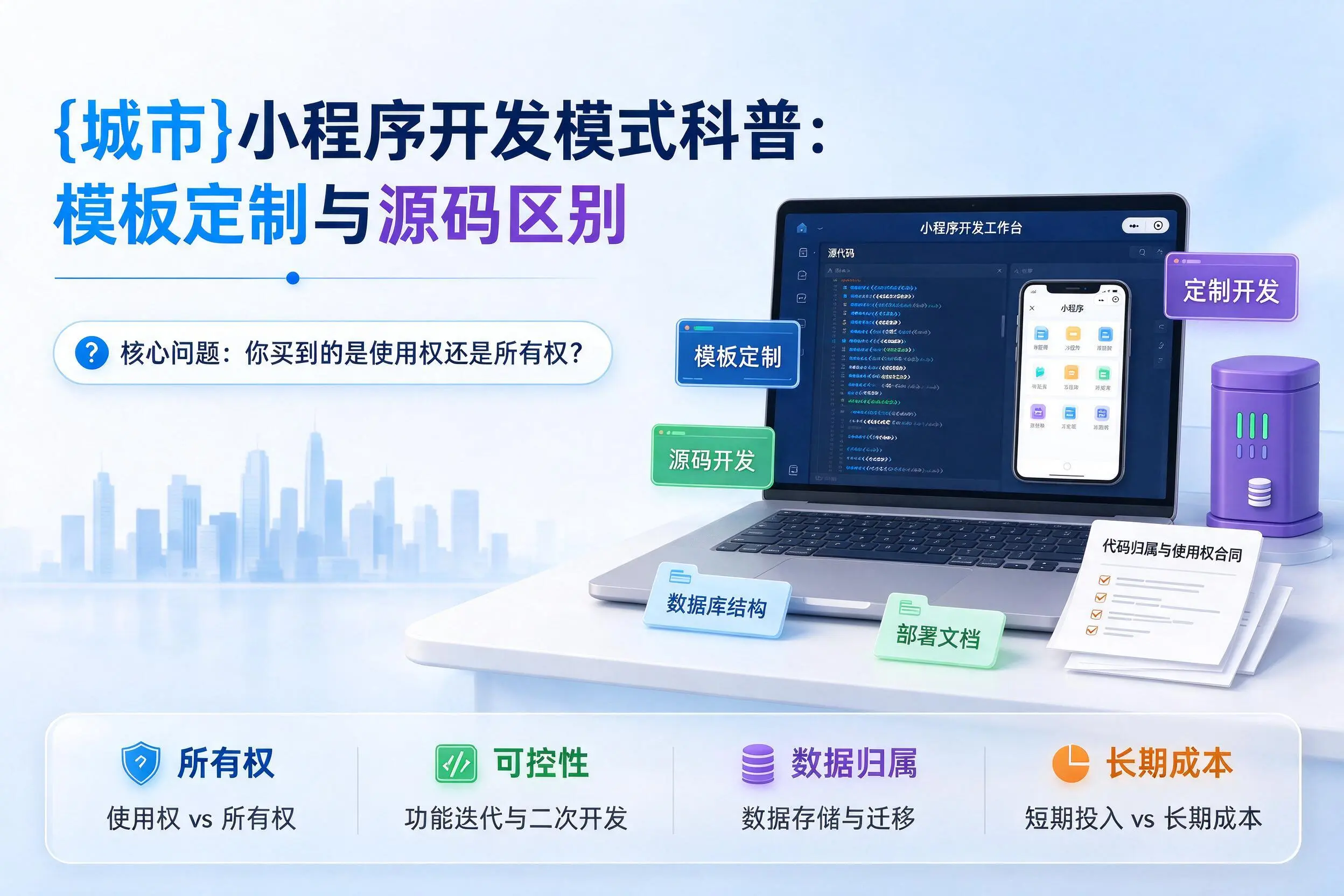 阿勒泰小程序开发模式科普：模板定制与源码区别