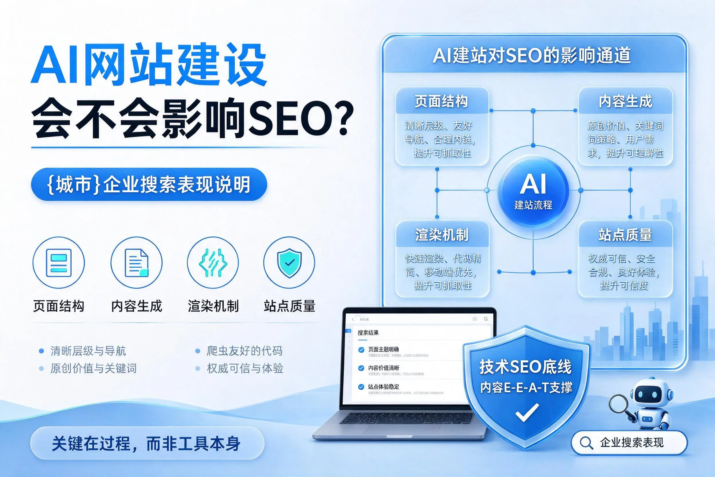 AI网站建设会不会影响SEO？阿勒泰企业搜索表现说明