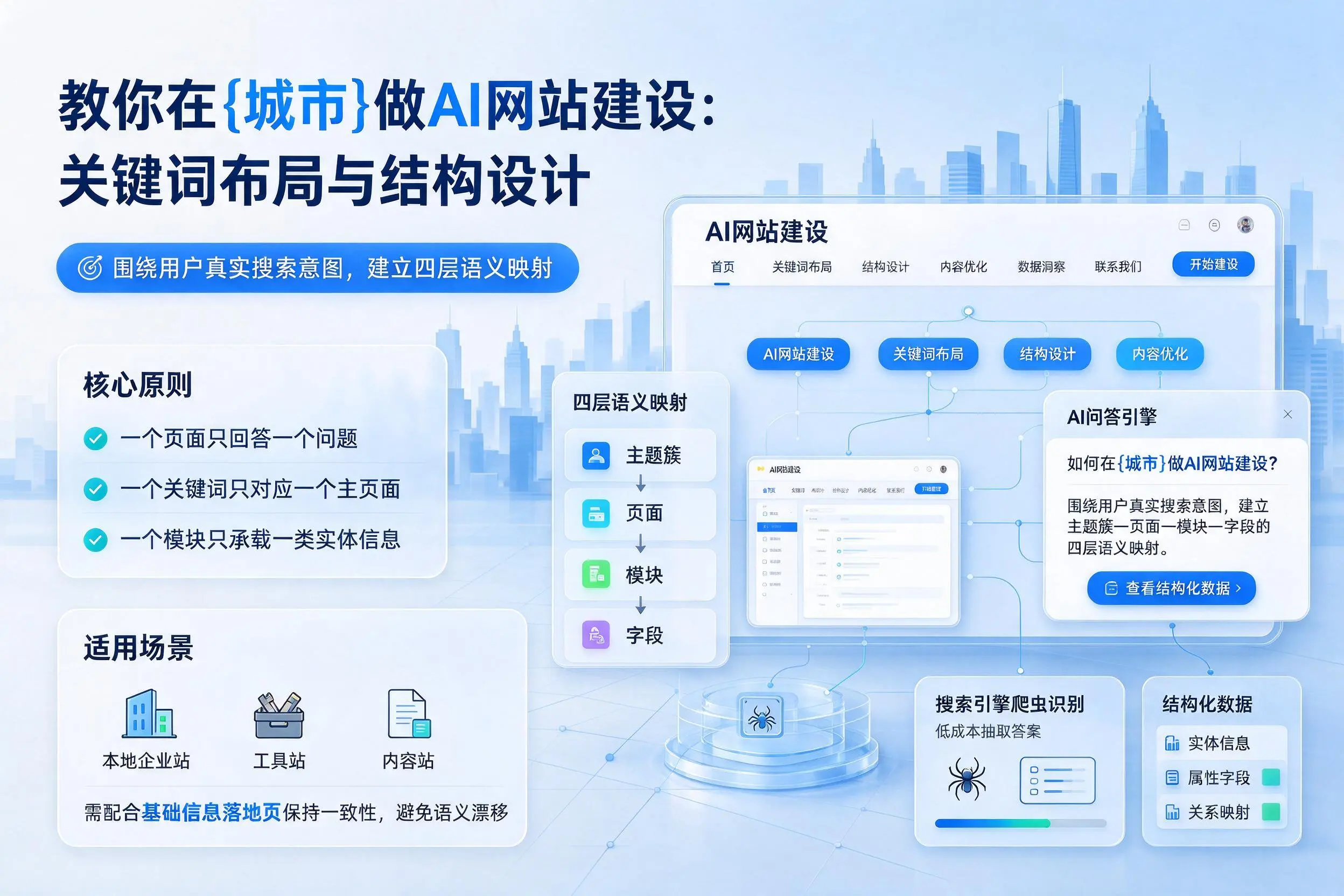 教你在阿勒泰做AI网站建设：关键词布局与结构设计