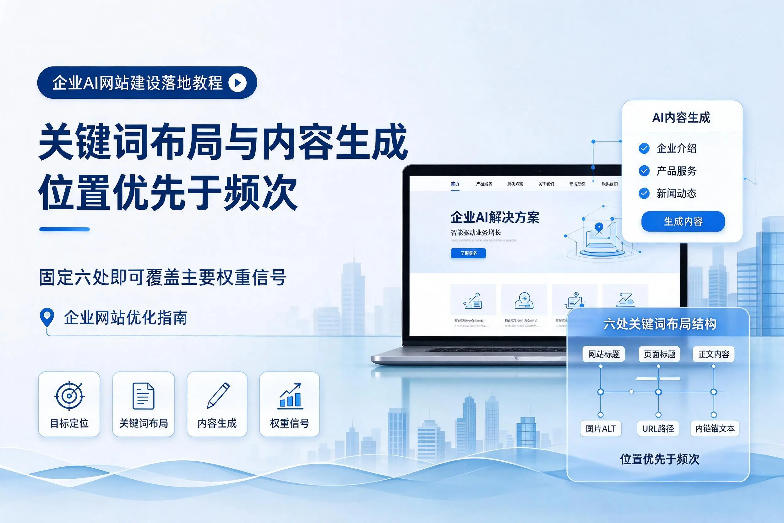 阿勒泰企业AI网站建设落地教程：关键词布局与内容生成