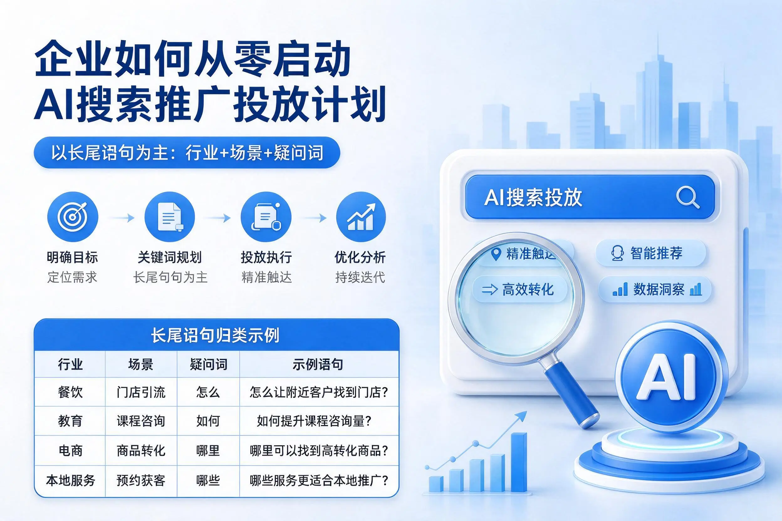 阿勒泰企业如何从零启动AI搜索推广投放计划